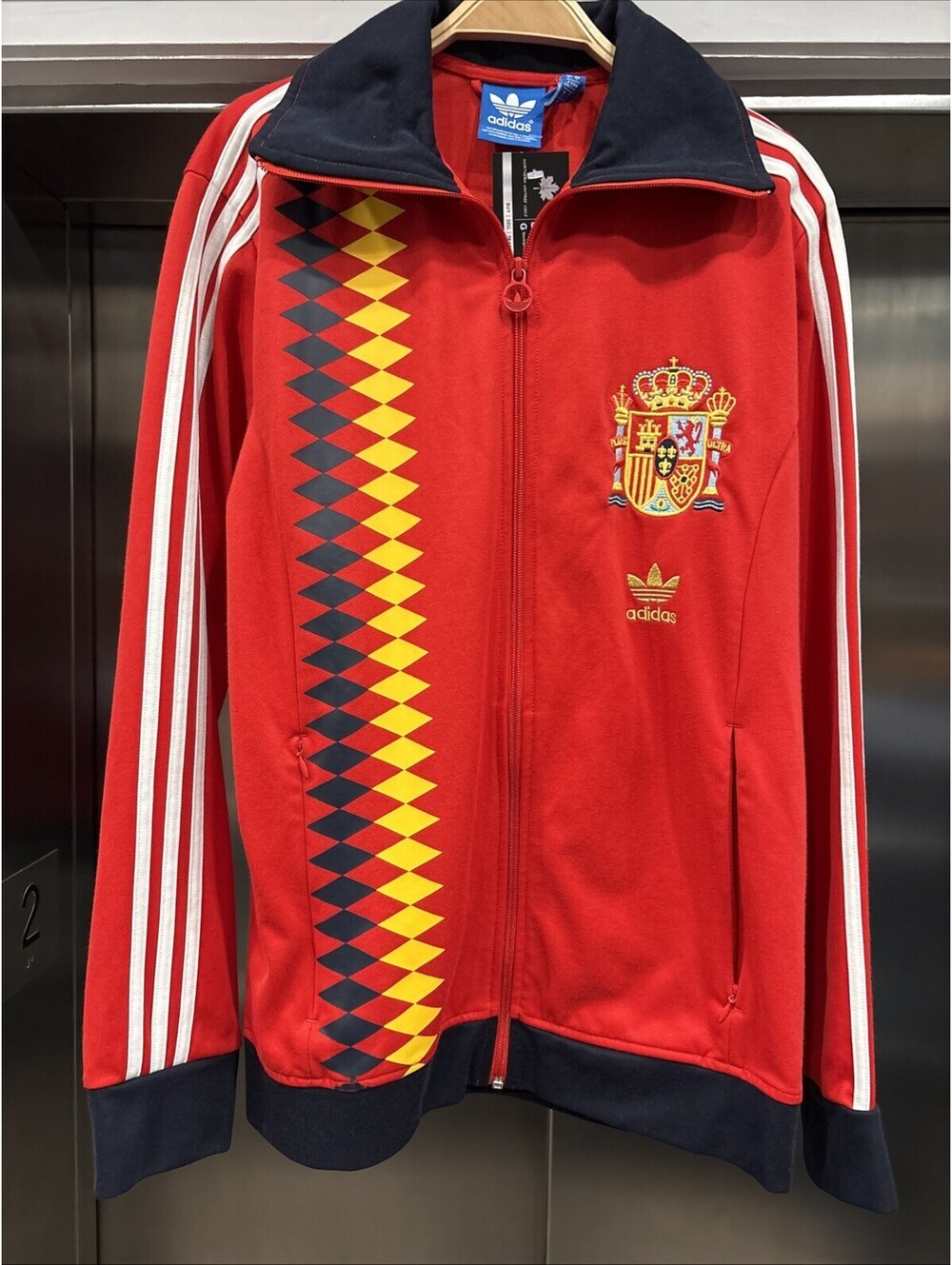 Vintage Adidas Spain Football Jacket World Cup Size L